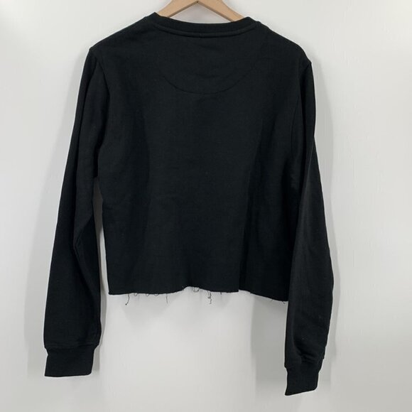 FRIENDS Christmas Black Raw Hem Sweatshirt - Picture 7 of 7